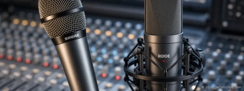 Condenser vs Dynamic Microphones for Songwriters and Voice-Over Artists: Which Gives You the Cleanest Audio for Transcription?