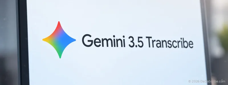 Google Gemini 3.5 Transcribe Just Launched: What It Means for Journalists